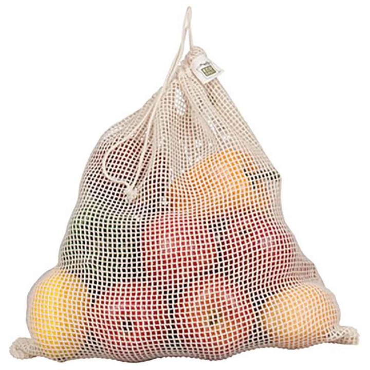 Eco Bags Organic Cotton String Produce Bag Large