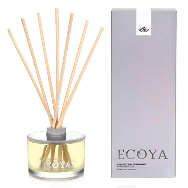 Ecoya Reed Diffuser - Coconut & Elderflower