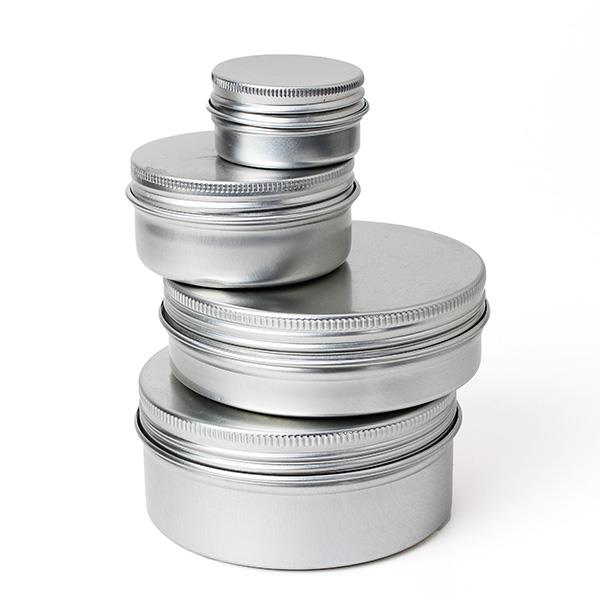 Empty Cosmetic Pot Jar Tin Container 15ml/50ml/100ml/150ml