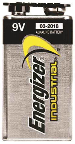 Energizer Industrial - EN22 - 9V Alkaline Battery - Single Pack