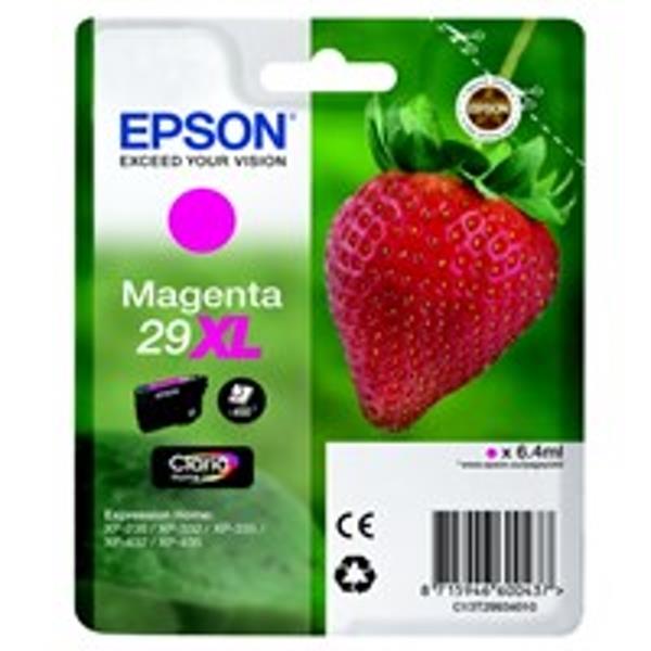 Epson C13T29934012 (29XL) Ink Cartridge Magenta, 450 Pages, 6ml