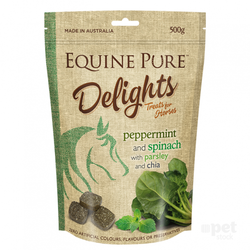 Equine Pure Delights - Peppermint & Spinach 500gm