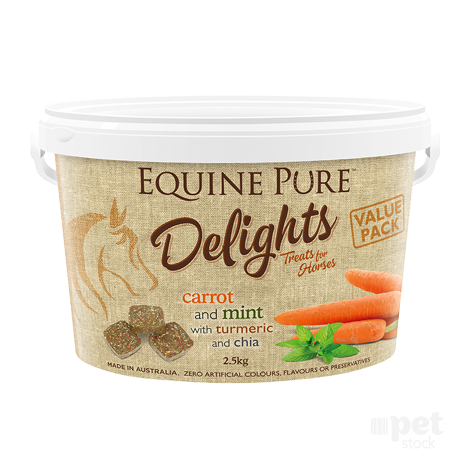 Equine Pure Delights - Carrot & Mint 2.5kg