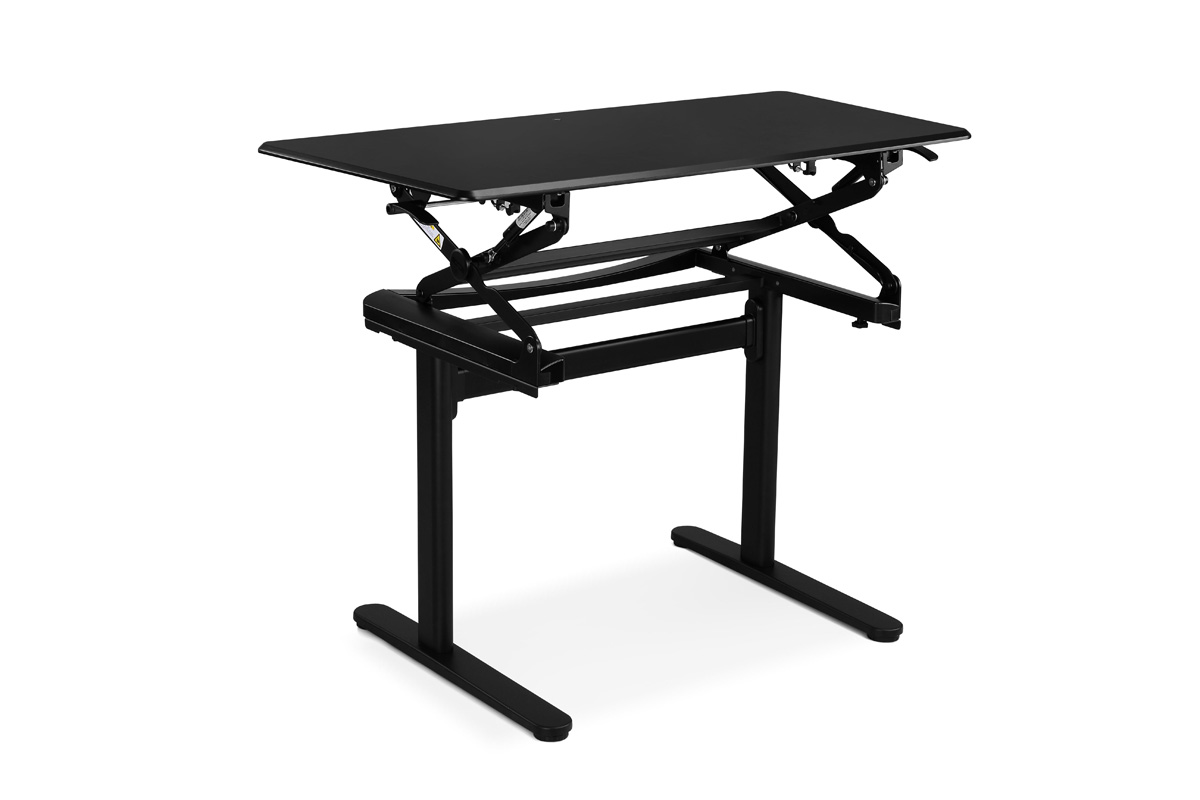 Ergolux Pro Height Adjustable Sit Stand Desk (Black)