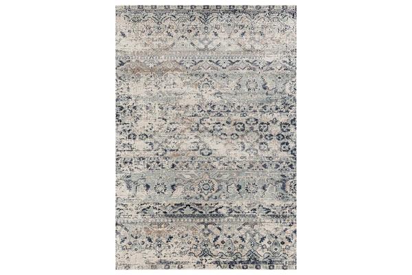 Esquire Segments Traditional Blue Rug 290X200cm