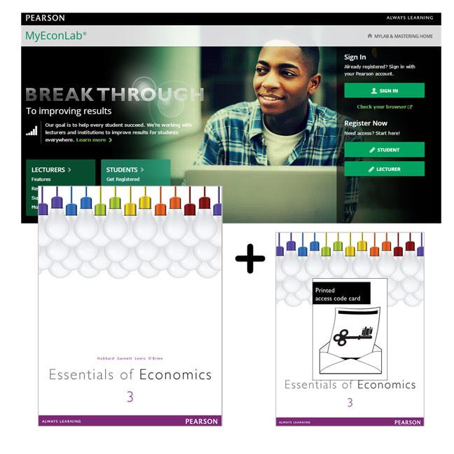 Essentials of Economics + myEconLab with eText (3e)