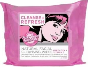 Essenzza Fuss Free Facial Cleanse Wipes Refresh 25Pk