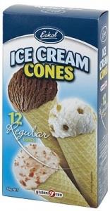 Eskal Ice Cream Cones 12Pck 45g