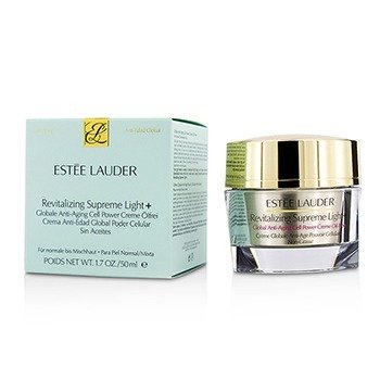 Estee Lauder Revitalizing Supreme Light + Global Anti-Aging Cell Power Creme Oil-Free - For Normal/ Combination Skin 50ml/1.7oz