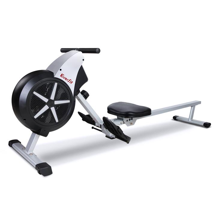 Everfit Rowing Machine Exercise Resistance Rower Air Resistance Gym Fitness 8 Levels