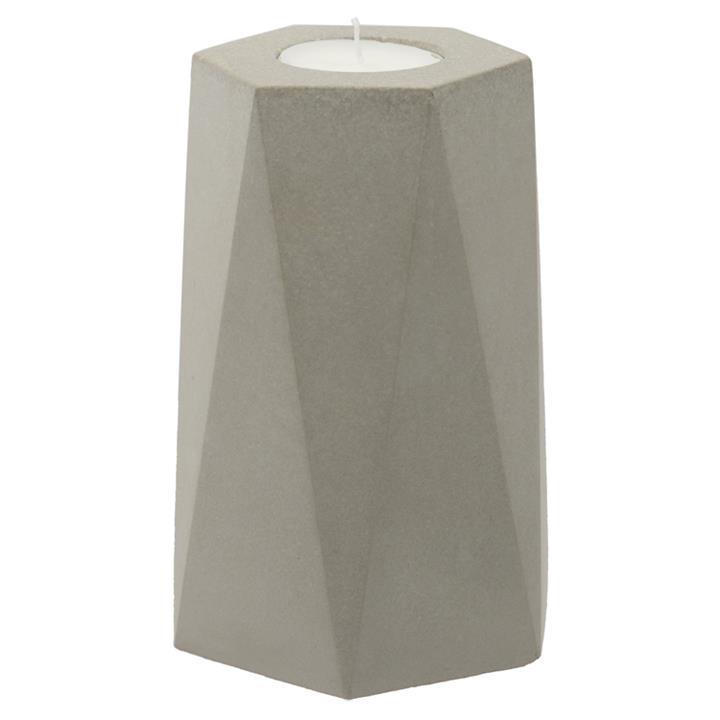 Evo Concrete Tealight Candle Holder Set