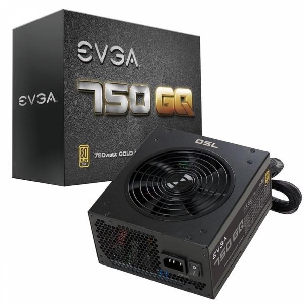 Evga 750 W Gq Series Atx Modular Power Supply With Active Pfc