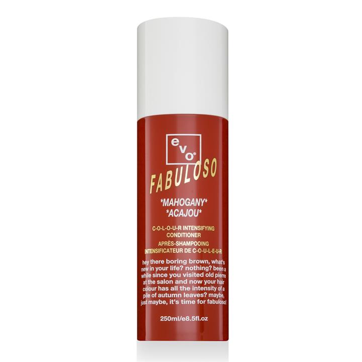 evo fabuloso mahogany colour intensifying conditioner