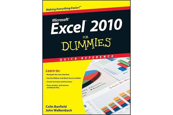 Excel 2010 for Dummies Quick Reference