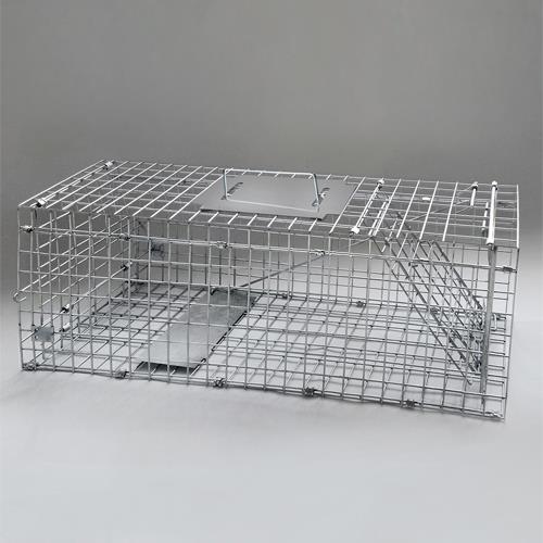 Extra Large Humane Animal Trap Galvanised Wire Live Trap Possum Fox Rabbit Cat 94 x 34cm