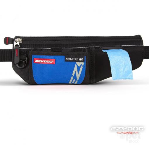 Ezy Dog SnakPak Go Treat Belt - Blue