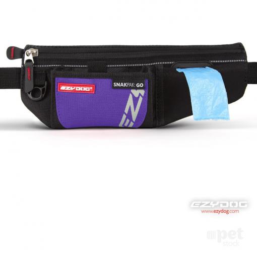 Ezy Dog SnakPak Go Treat Belt - Purple