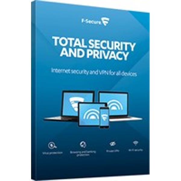 F-secure Total Security And Privacy 1year(s) Multilingual