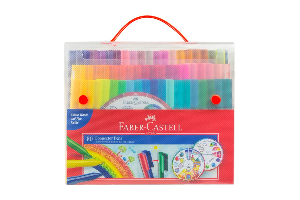 Faber-Castell 80 Piece Connector Pen Set