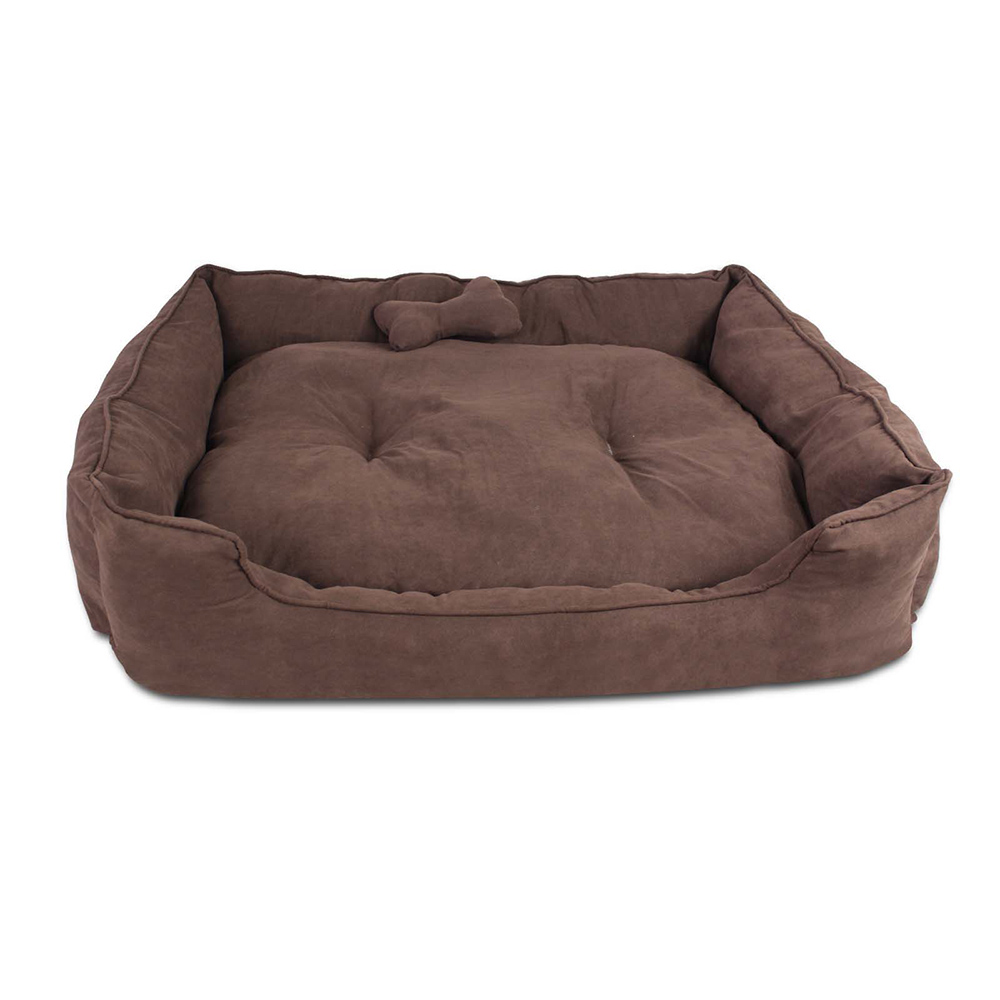 Faux Suede Washable Dog Bed - Extra Large