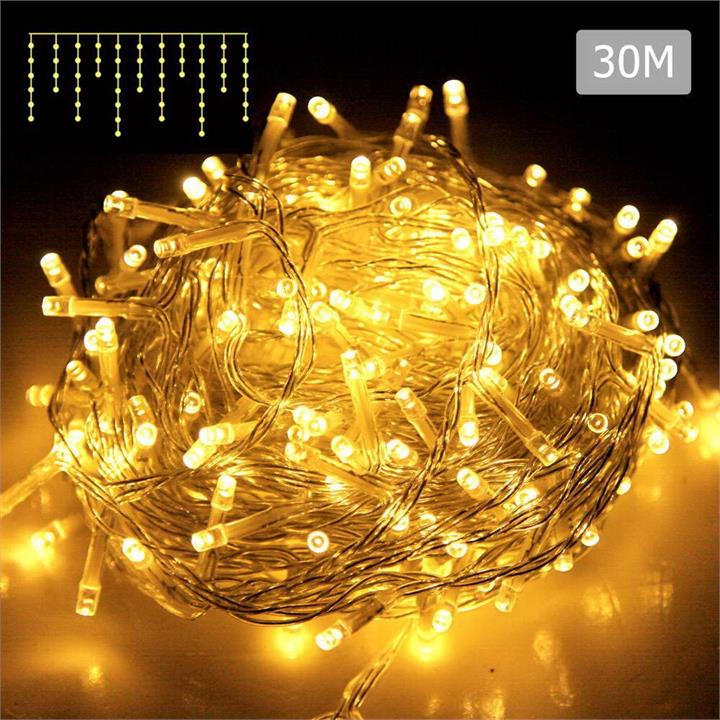 Fairy Lights 800 LED Icicle Lights Christmas Wedding Party 30m Warm White