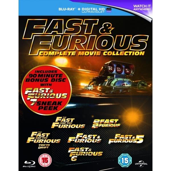 Fast & Furious 1-6 (includes Sneak Peek Of Fast & Furious 7) B