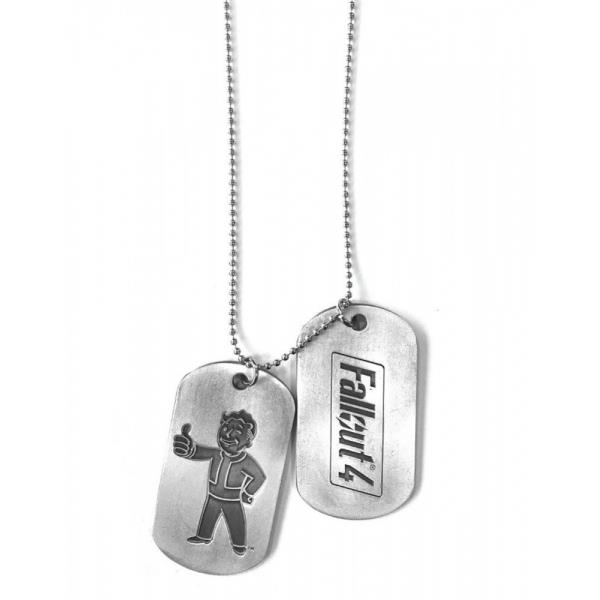 Fallout 4 Logo And Vault Boy Approves Pair Of Dog Tags