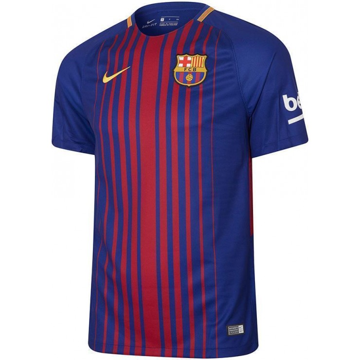 FC Barcelona 2017/18 Men's Home Jersey (w/o Sponsor)