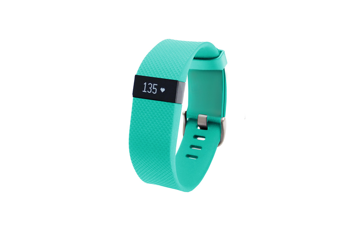 Fitbit Charge HR Heart Rate + Activity Wristband (Large, Teal)