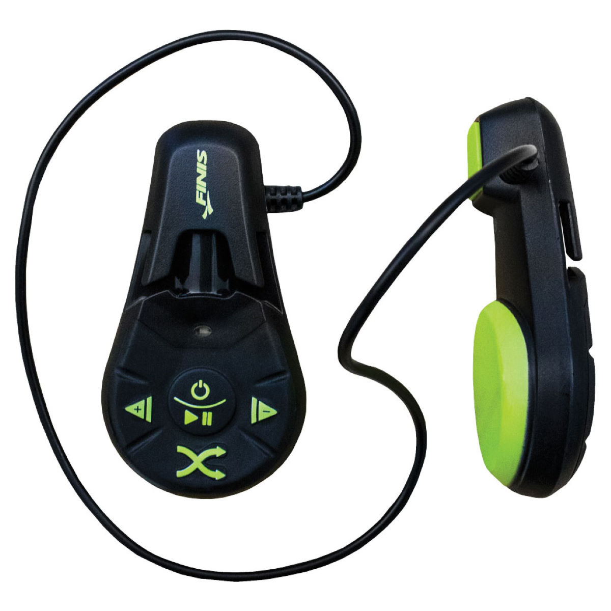 FINIS Duo Underwater MP3 Player - Black/Green | Audio Equipment