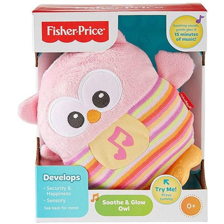 Fisher Price Soothe and Glow Owl in Pink