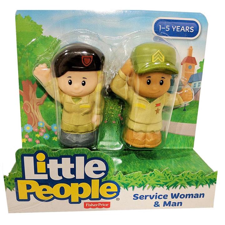 Fisher Price Little People 2 Pack - Servicewoman & Man