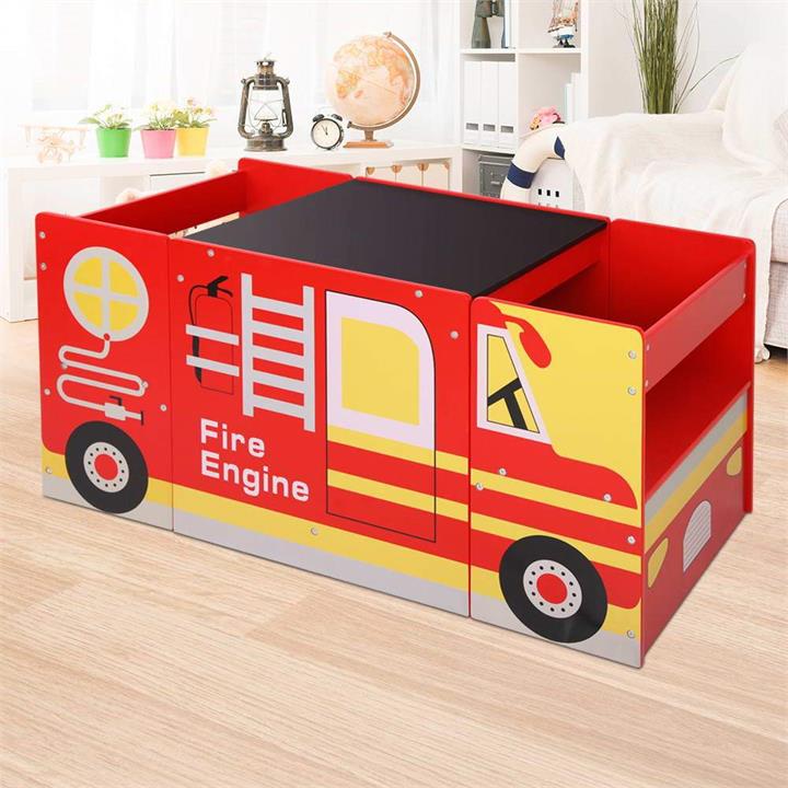 Fire Engine Kids Table and Chair Set - Kids Table & Chair Set