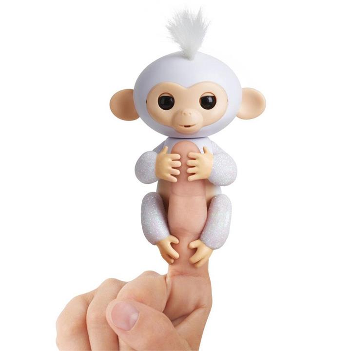 Fingerlings Interactive Monkey - Glitter White - Snow