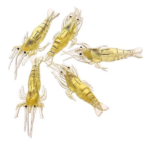 Fishy Smell Soft Prawn Shrimp Fishing Lure Bass Fishing