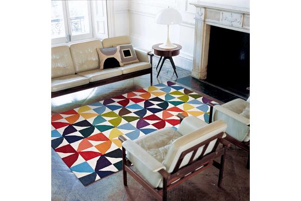 Flat Weave Fun Multi Coloured Rug 320x230cm