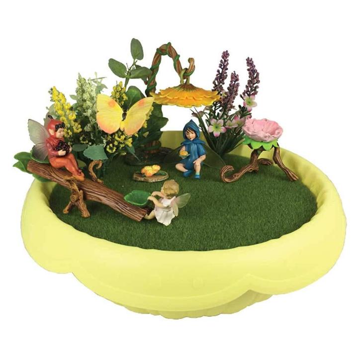 Flower Fairies Fairy Garden Kit in Yellow