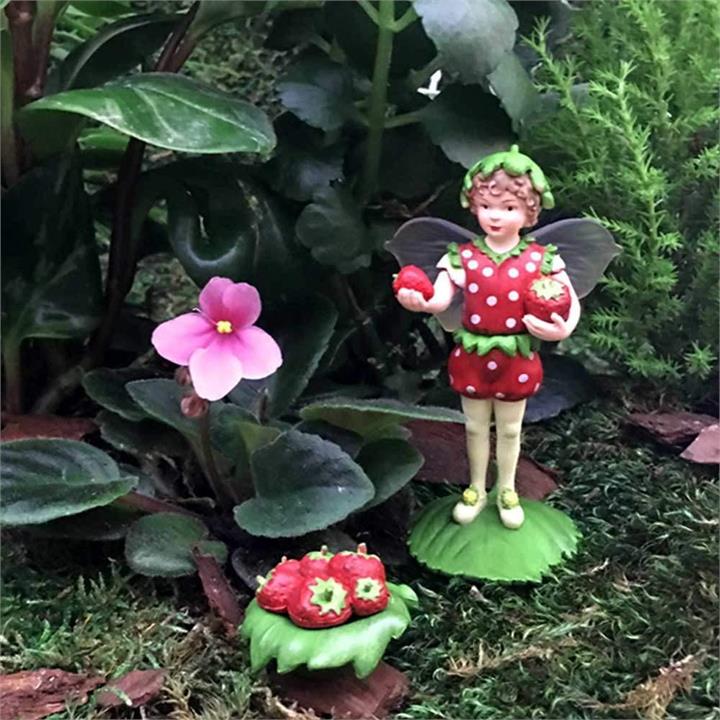 Flower Fairies Fairy Figure - Strawberry Fairy