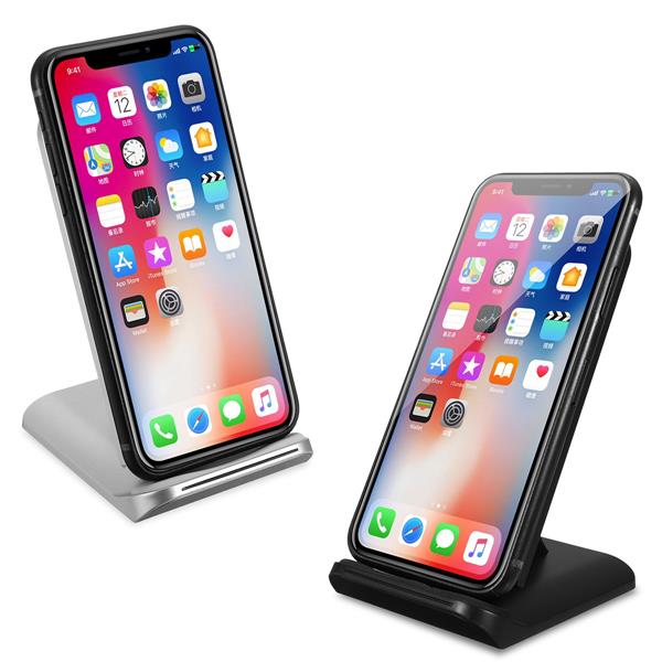 FLOVEME Qi Wireless Charger Desktop Holder With LED Indicator For iPhone X 8 8Plus Samsung S8 Note 8