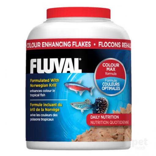 Fluval - Colour Enhancing Flakes - Tropical Fish Food