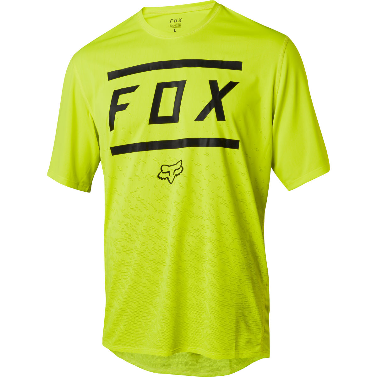 Fox Racing Ranger SS Bars Jersey - L Yellow/Black