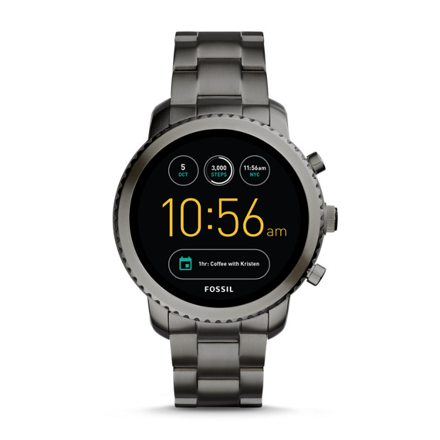 Fossil WOMEN Gen 3 Smartwatch  Q Explorist Smoke Stainless Steel