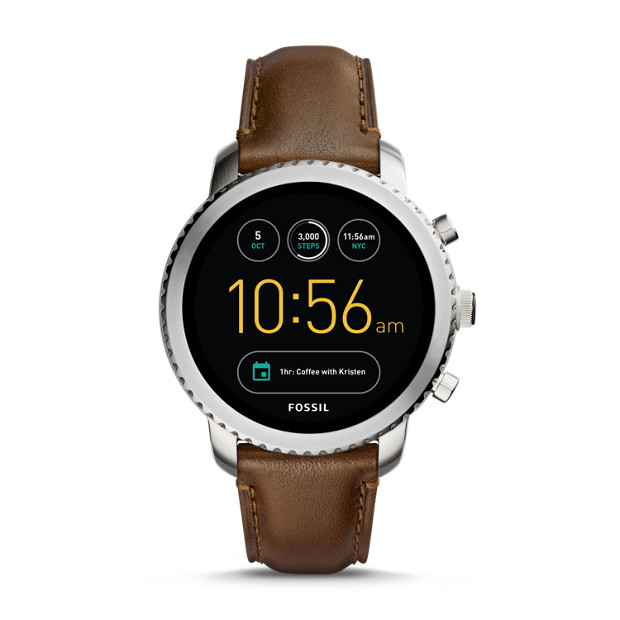 Fossil WOMEN Gen 3 Smartwatch  Q Explorist Brown Leather