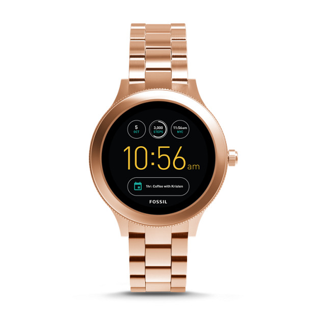 Fossil WOMEN Gen 3 Smartwatch  Q Venture Rose-Gold-Tone Stainless Steel