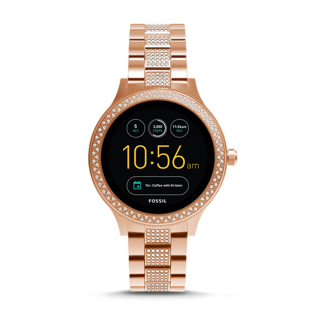 Fossil WOMEN Gen 3 Smartwatch  Q Venture Rose-Gold-Tone Stainless Steel