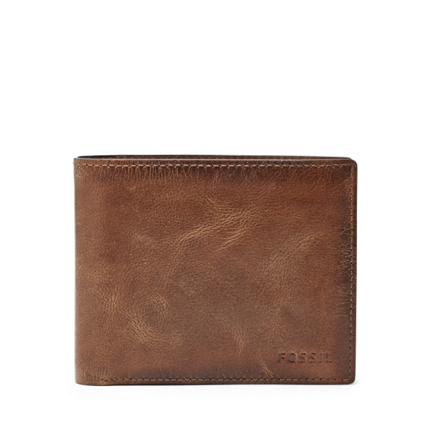 Fossil MEN Derrick RFID Large Coin Pocket Bifold