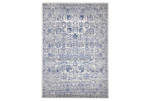 Frost Blue Transitional Rug 400x300cm