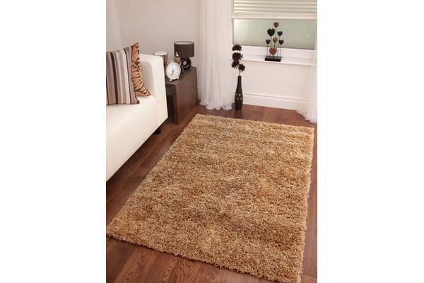 Funky Urban Shag Rug - Dark Beige 330x240cm