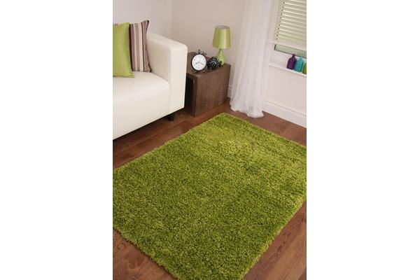 Funky Urban Shag Rug - Green 230x160cm