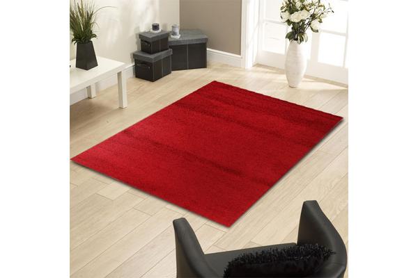 Funky Urban Shag Rug - Red 230x160cm